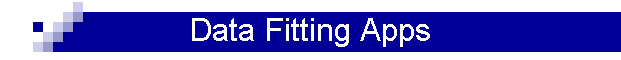 Data Fitting Apps